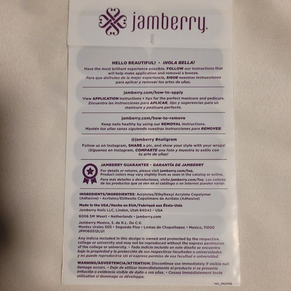 Jamberry Nail Wraps, NWT, SB Trendy #1, 0719, Spring,Summer, Manicure Full Sheet - Picture 12 of 13